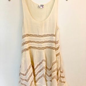 Free People Voile and Lace Slip